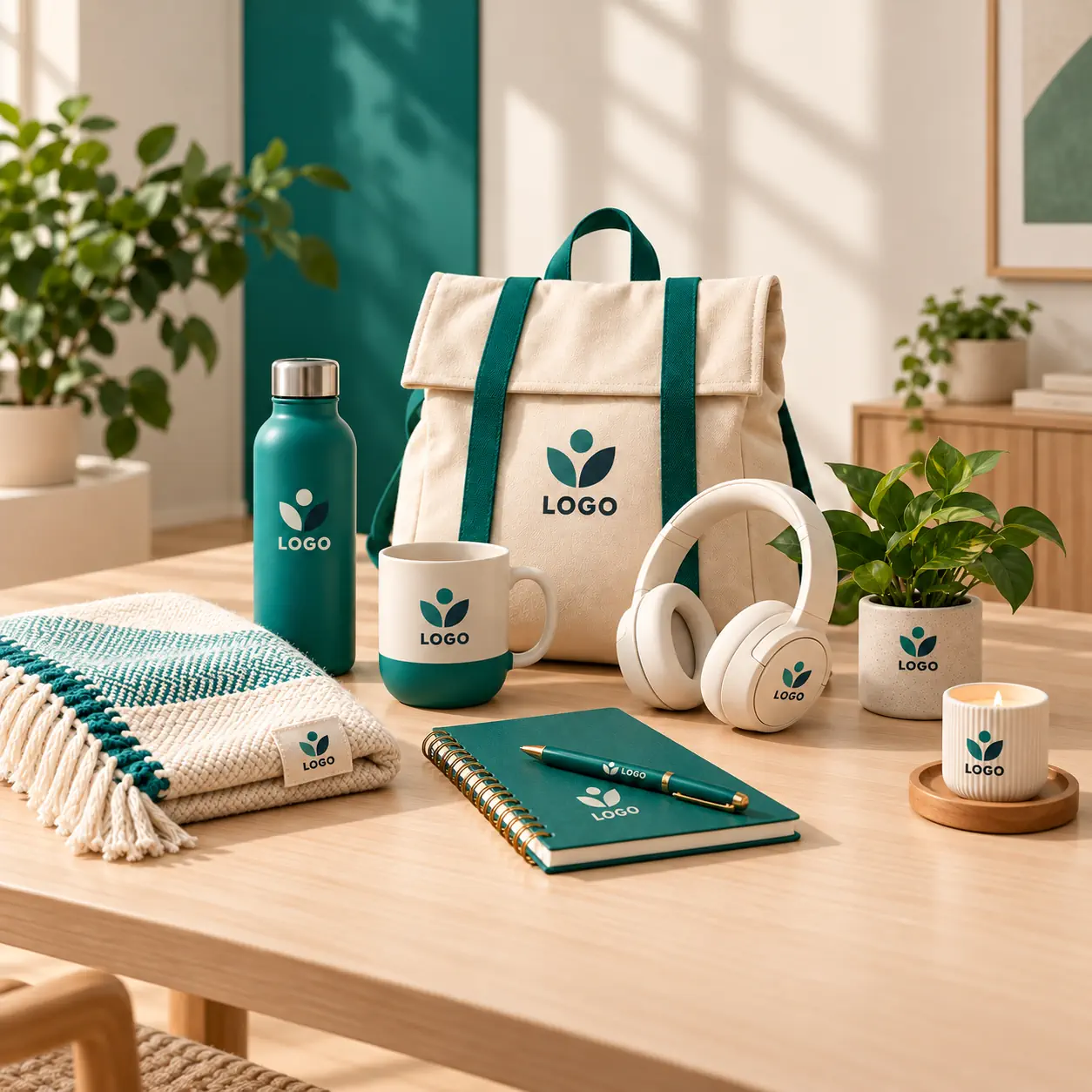 Reklamné predmety s potlačou loga – hrnčeky, tašky, perá a textil